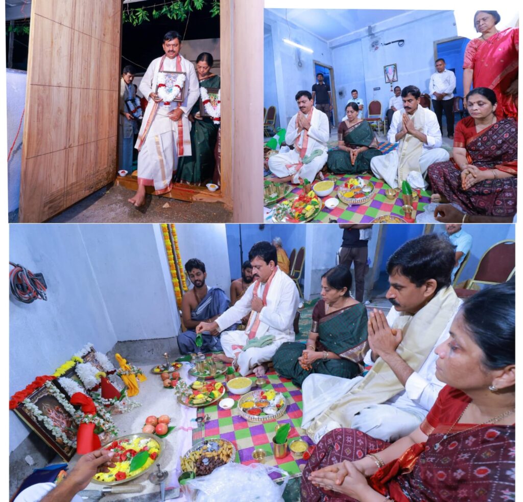 ఘనంగా మంత్రి పొంగులేటి నూతన గృహప్రవేశ మహోత్సవం