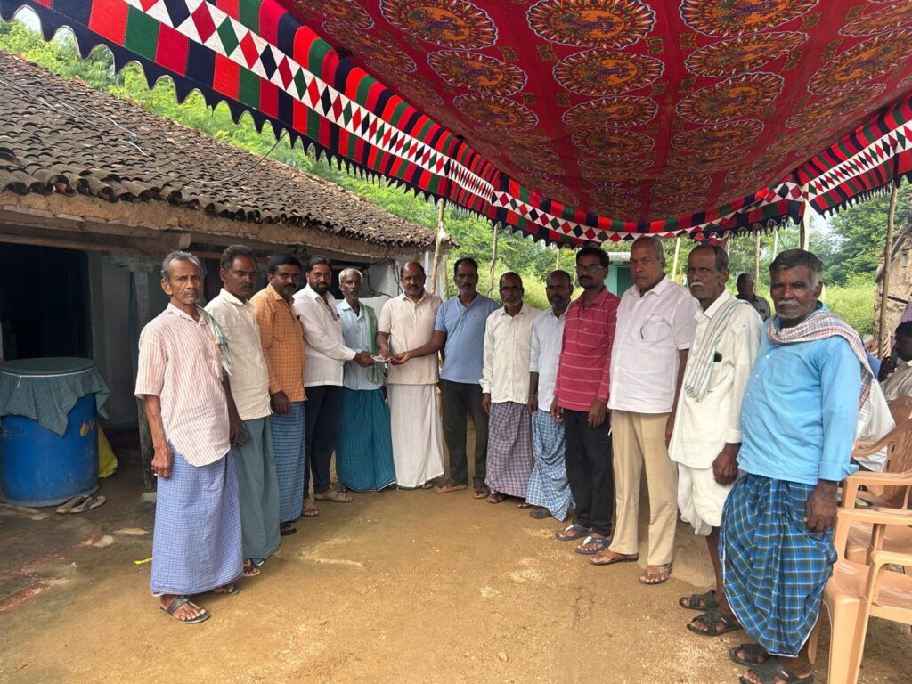 మరణించిన కుటుంబానికి కే హెచ్ ఆర్ ఫౌండేషన్ నుంచి ఆర్థిక సహాయం.!!