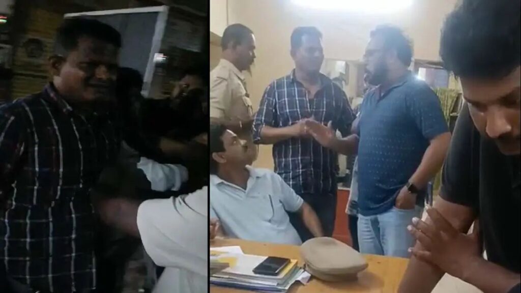 నడిరోడ్డులో సీఐ వీరంగం.. రోడ్డుపై వెళ్తున్న మహిళతో అసభ్యకరంగా..