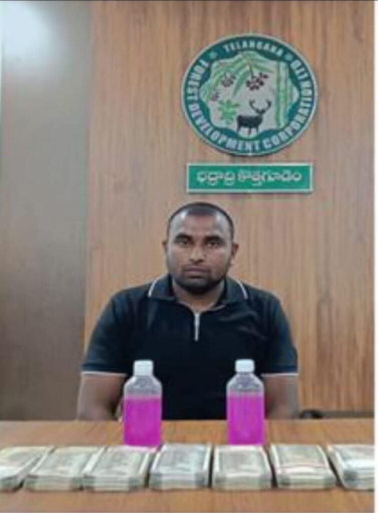 3లక్షలు లంచం తీసుకుంటూ పట్టుబడిన ఫారెస్ట్ అధికారి