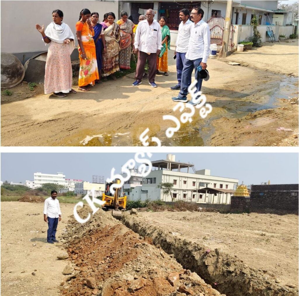 ఏన్కూరులో మురుగు నీటి సమస్యకు చెక్..