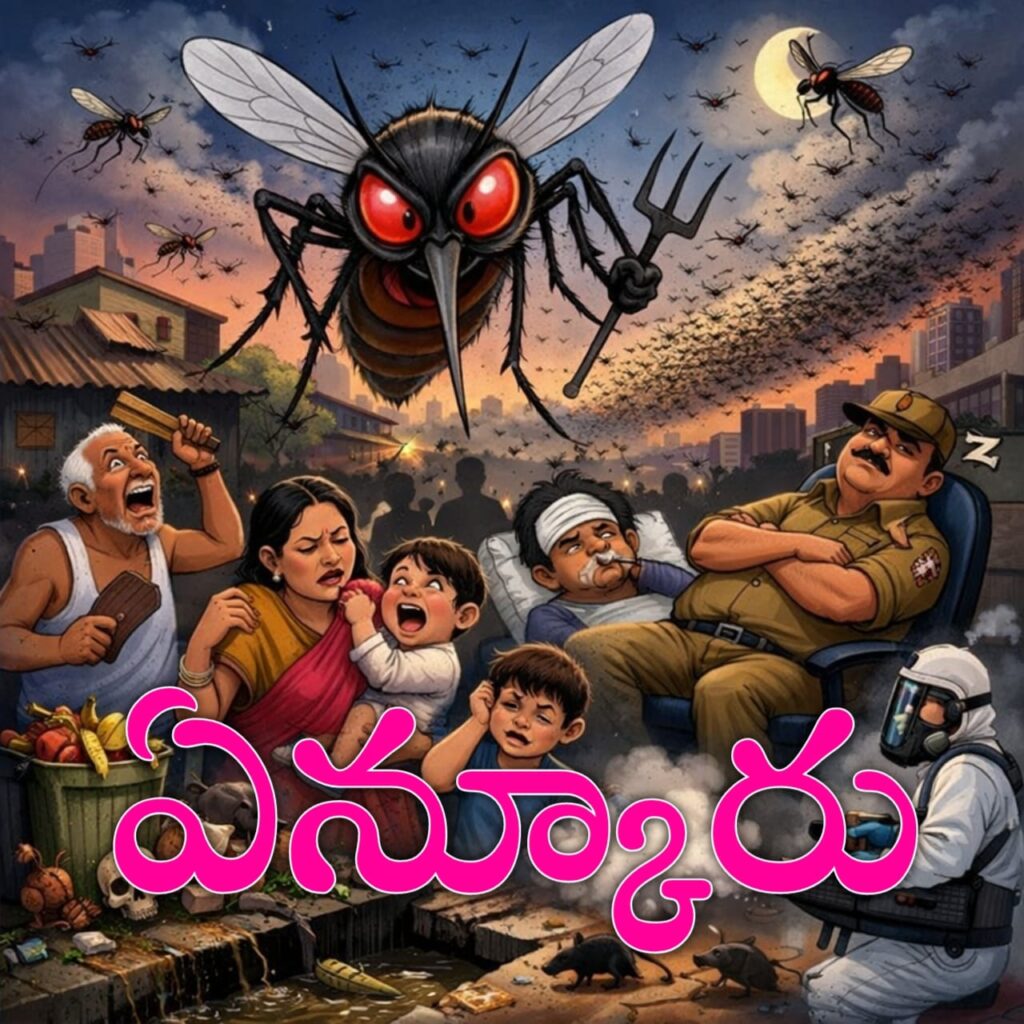 దోమల దండయాత్రతో వణికిపోతున్న ఏన్కూరు మండలం