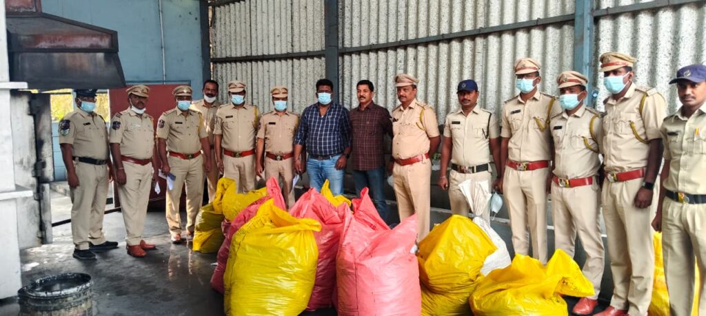 ఖమ్మం జిల్లాలో రూ. 4.76 కోట్ల గంజాయి కాల్చివేత..