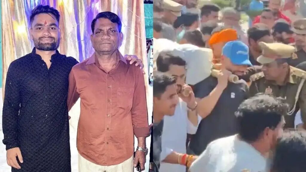 తండ్రి పాడె మోసిన టీమిండియా స్టార్..కన్నీరుమున్నీరైన రింకూ సింగ్