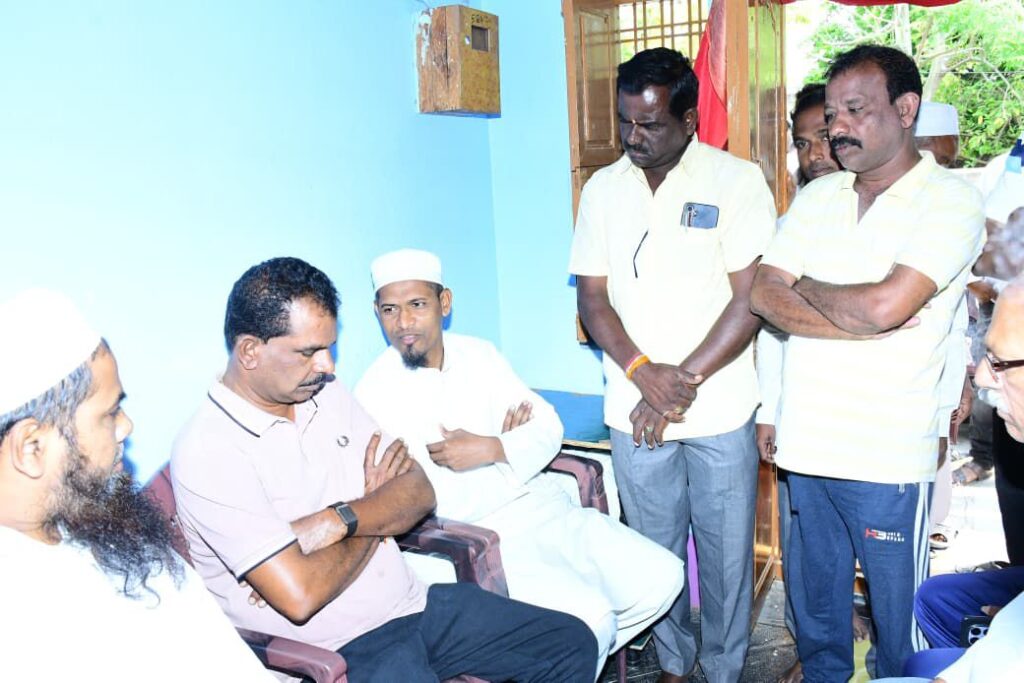 బాధిత కుటుంబంను పరామర్శించిన ఎమ్మెల్యే