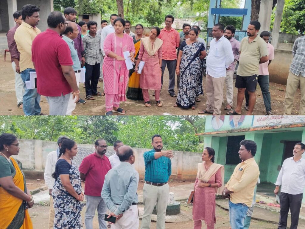 ఏన్కూరులో అభివృద్ధి పనులపై అదనపు కలెక్టర్ తనిఖీ