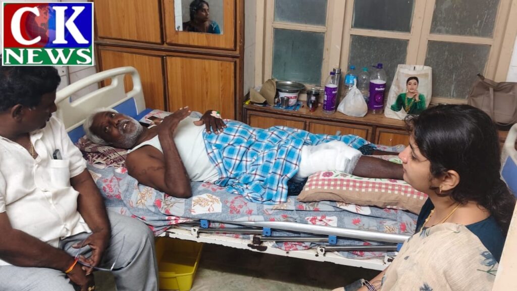 రోడ్డు ప్రమాదంలో గాయపడిన వ్యక్తిని పరామర్శించిన బానోత్ మనీషా లక్ష్మి మదన్ లాల్