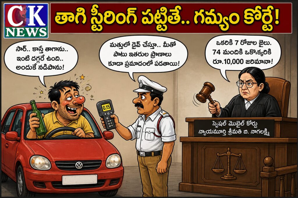 తాగి నడిపితే.. జైలు గడపే దారి