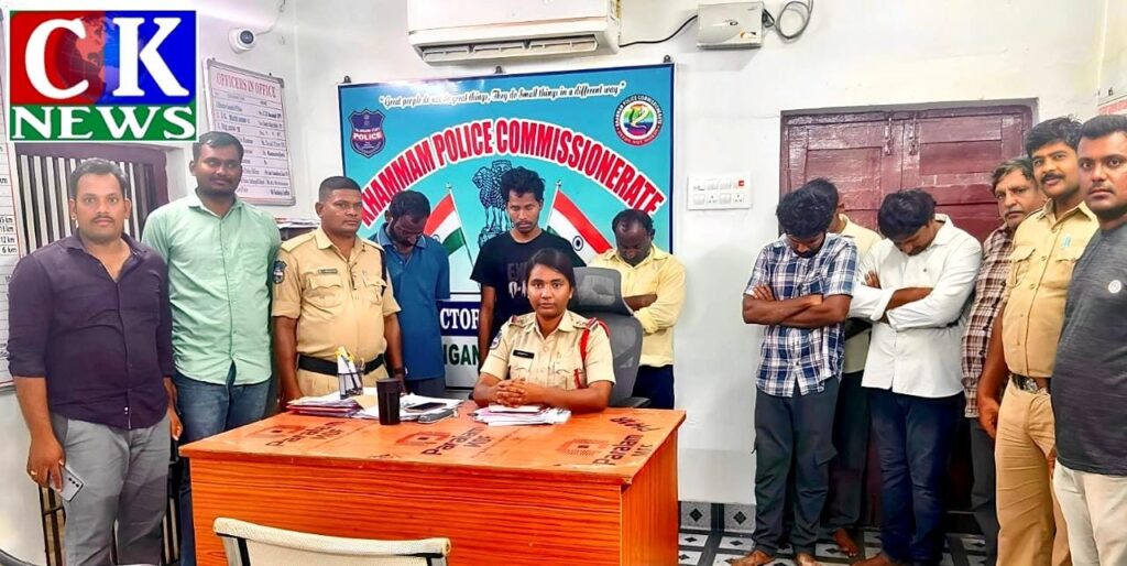 పేకాట స్థావరంపై పోలీసుల దాడి.. ఏడుగురు పట్టుబాటు