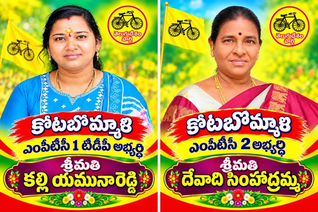 కోటబొమ్మాళిలో టిడిపి ఎంపీటీసీ అభ్యర్థుల ఎంపిక ఏకగ్రీవం
